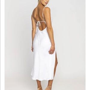 Silk slip dress. Perfect for bridal events. Never worn, tags on!